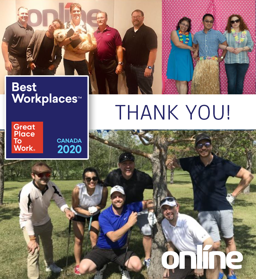 We're in the Top Ten Great Places to Work® in Canada! - Online Business