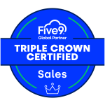 Five9-GlobalPartner_Logo_TripleCrownCert_Sales